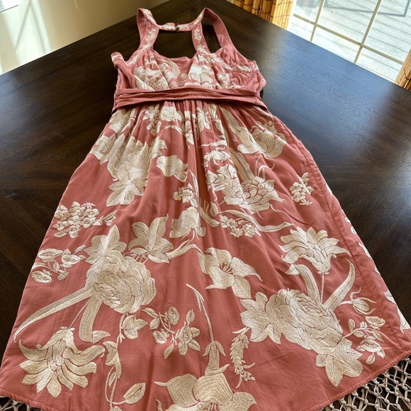 ☀️ ANTHROPOLOGIE Lucille Dress with Floral Embroidery and Fringe - Picture 10 of 16
